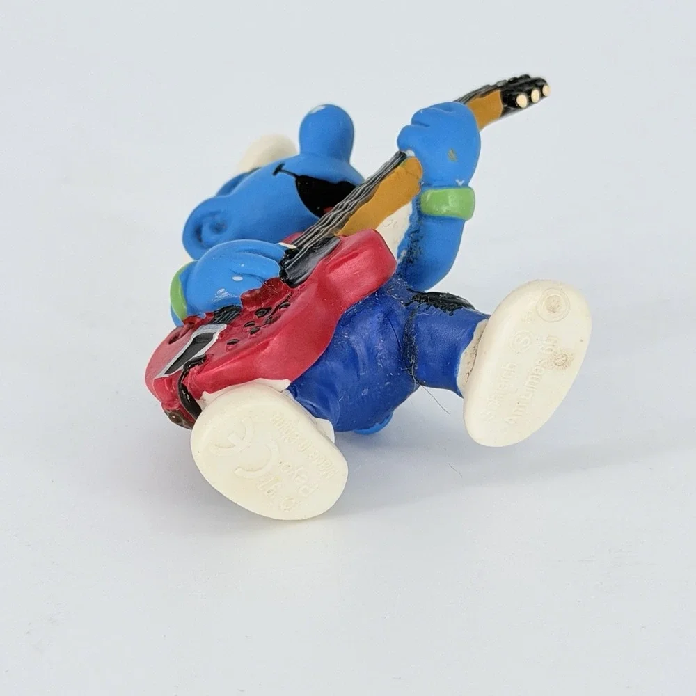 Schleich Peyo‎ Smurfs Figures Lot Sagittarius King Guitar Vintage